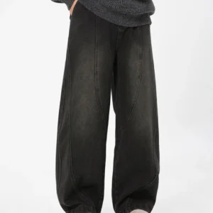 Distressed Vintage Machete Straight Leg Trousers