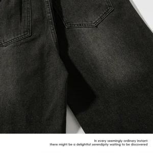 Distressed Vintage Machete Straight Leg Trousers
