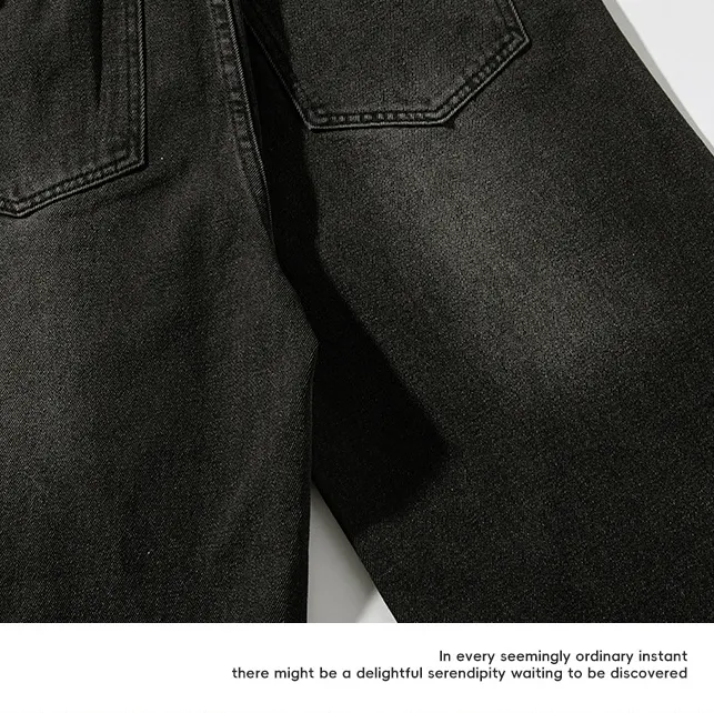 Distressed Vintage Machete Straight Leg Trousers