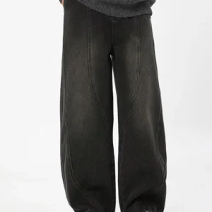Distressed Vintage Machete Straight Leg Trousers
