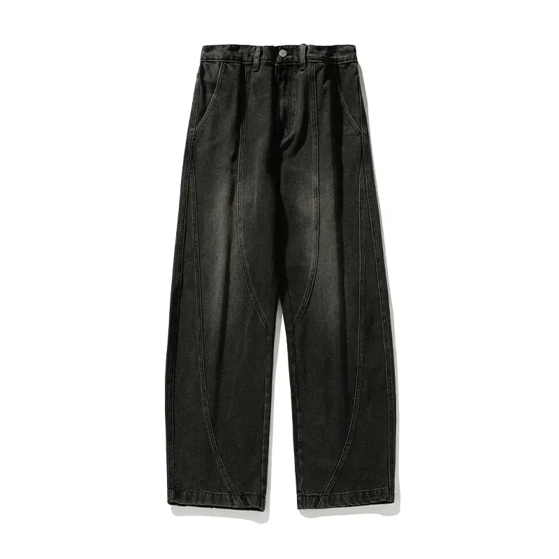 Distressed Vintage Machete Straight Leg Trousers