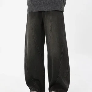 Distressed Vintage Machete Straight Leg Trousers