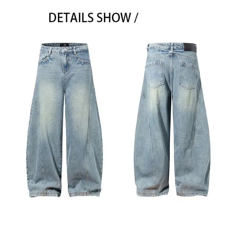Heritage Washed Machete Wide-Leg Jeans