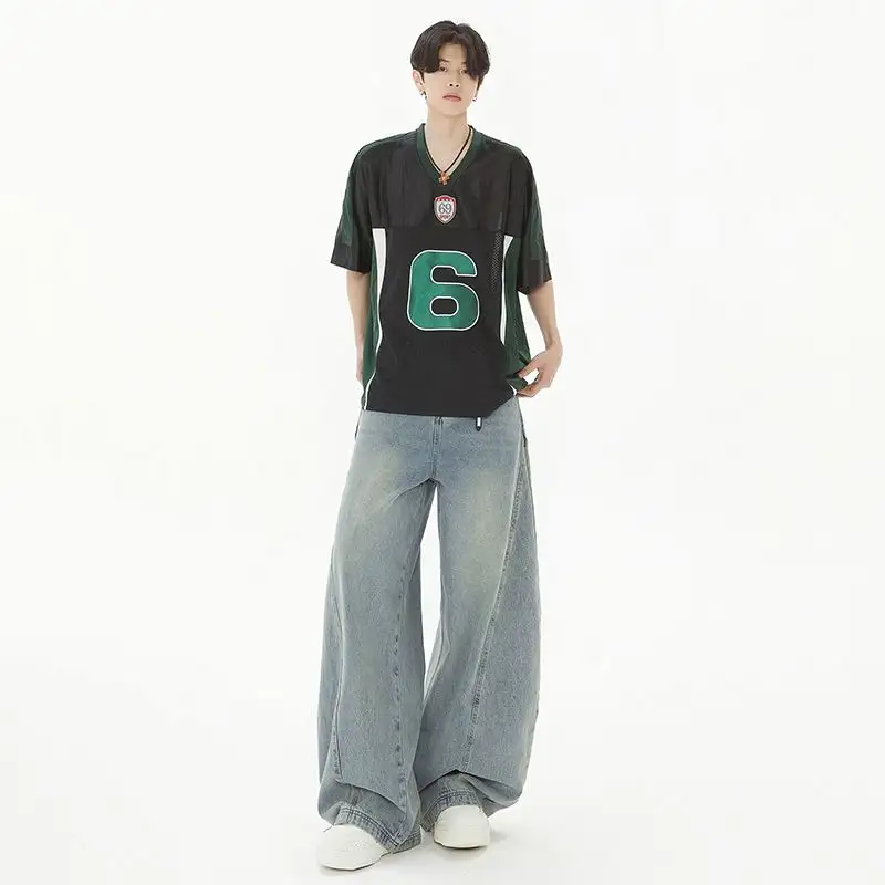 Heritage Washed Machete Wide-Leg Jeans