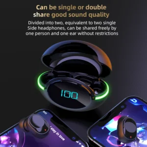 High-Fidelity Y80 Touch Control Gaming Earphones
