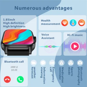 SmartCare Voice Assistant Watch