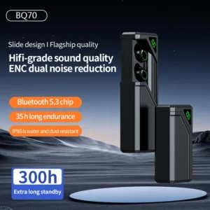 VALDUS BQ70 True Wireless Earbuds with BT5.3 and Dual Noise Cancellation