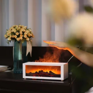 Remote-Controlled Flame Aroma Diffuser