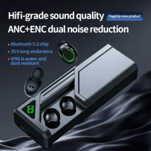 VALDUS BQ70 True Wireless Earbuds with BT5.3 and Dual Noise Cancellation