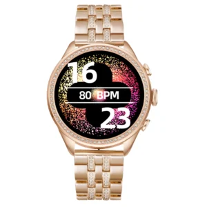 Stainless Steel Fitness Smartwatch