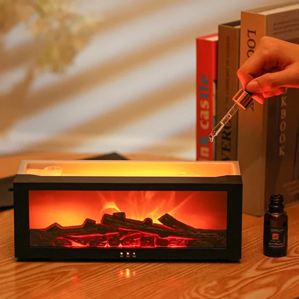 Remote-Controlled Flame Aroma Diffuser