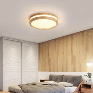 Adjustable 3-Color LED Ceiling Light – 30W Modern Indoor Lamp for Balcony & Home