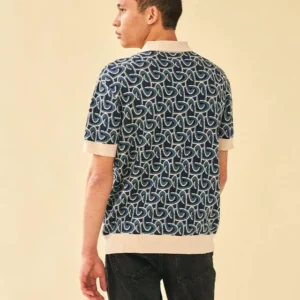 Stylish Knitted Business Polo Shirt for Men