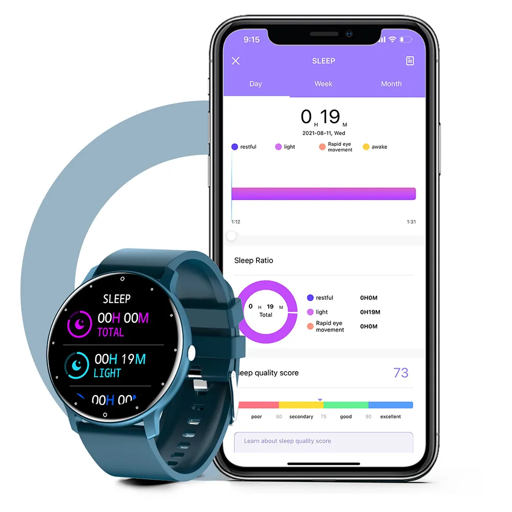 ProFit 9 Series Round Smartwatch