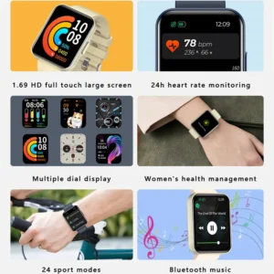 Men's & Women's Leather Smartwatch