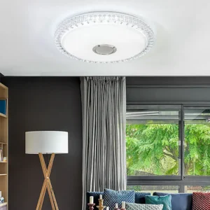 Stylish Smart RGB Ceiling Light with Remote and Music Features:
