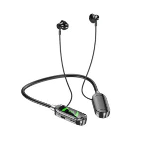Live Stream Wireless Neckband Earphones with BT 5.3 and LED Display