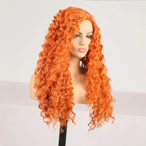 Chic Long Synthetic Wig - Body Wave with Split Set for Women in Europe and the U.S.
