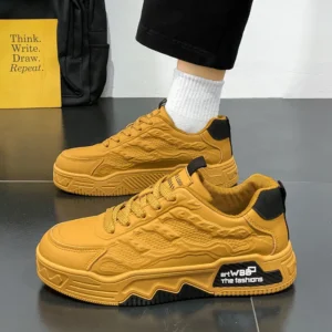 Wear-Resistant Low-Cut Sports Sneakers for Men