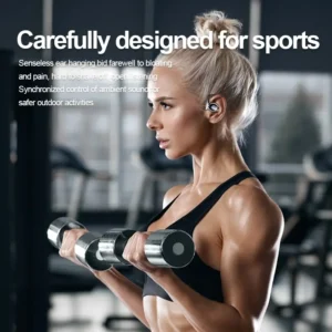 Open Ear Wireless Gaming Earphones with Bone Conduction Technology