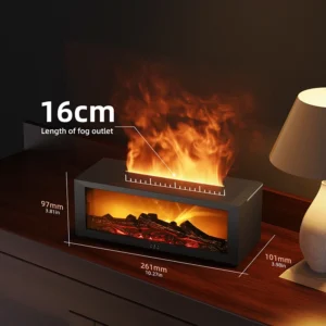 Remote-Controlled Flame Aroma Diffuser