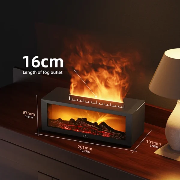 Remote-Controlled Flame Aroma Diffuser