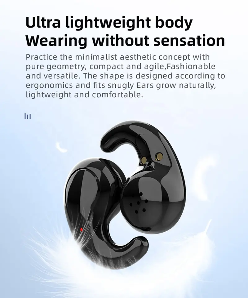 T70 True Wireless Earhook Earbuds with Bone Conduction Technology