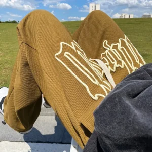 Premium Outdoor Waffle Knit Sports Trousers