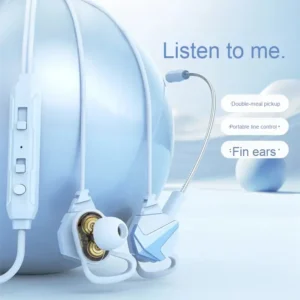 Noise-Cancelling Waterproof Gaming Earphones for PC and Mobile