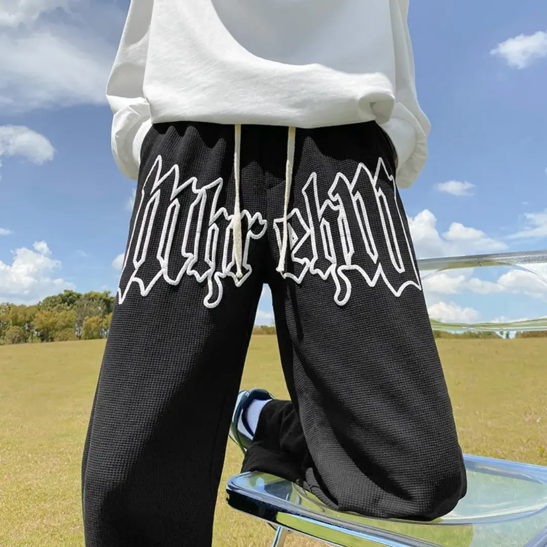 Premium Outdoor Waffle Knit Sports Trousers