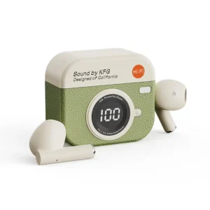 Stereo Sound Wireless Earbuds with LED Display and Hearing Aid Features