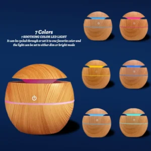 Wooden Finish Mushroom Aroma Diffuser