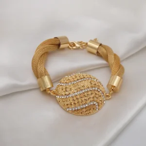 Exquisite African-Inspired Wedding Jewelry Ensemble: