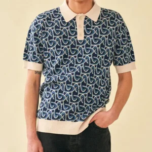 Stylish Knitted Business Polo Shirt for Men