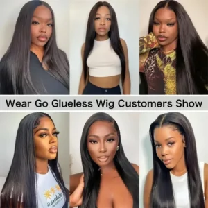 Ready-to-Wear Glueless Bone Straight Human Hair Wig