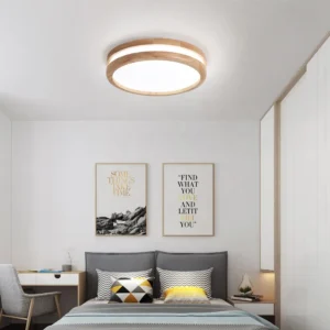 Adjustable 3-Color LED Ceiling Light – 30W Modern Indoor Lamp for Balcony & Home