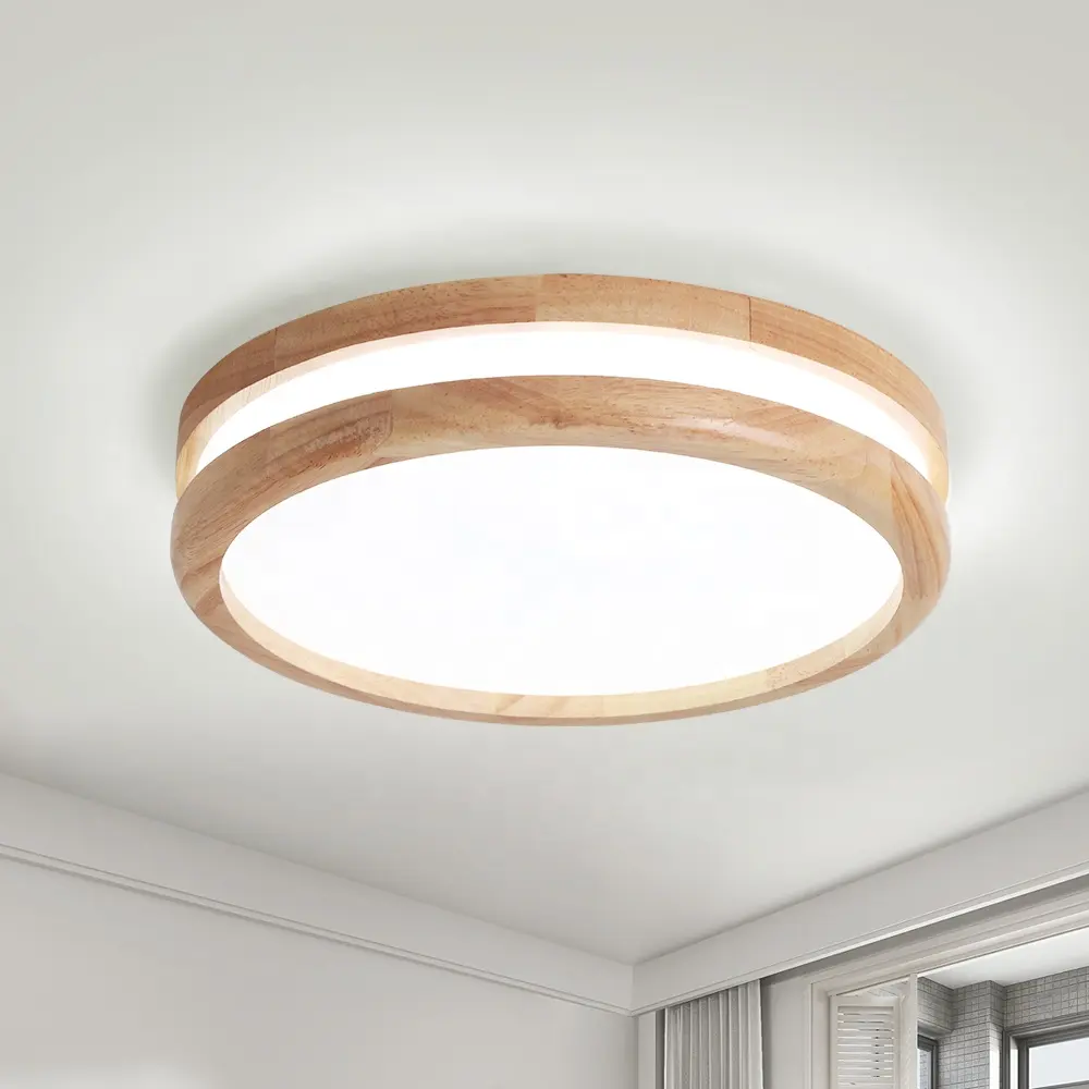 Adjustable 3-Color LED Ceiling Light – 30W Modern Indoor Lamp for Balcony & Home