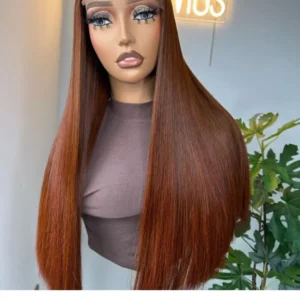 Vietnamese Raw Brown Bone Straight Wig