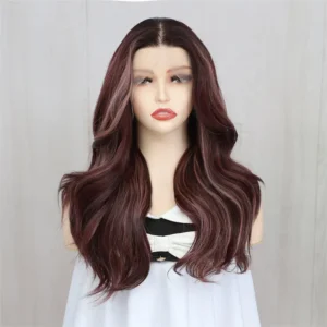 Lenaqueen Pre-Plucked Futura Lace Front Box Braided Wig - Synthetic Glueless HD Lace