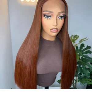 Vietnamese Raw Brown Bone Straight Wig