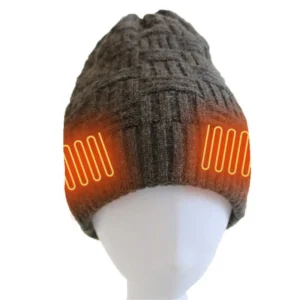 Stylish Heated Wool Headcap for Outdoor Adventures
