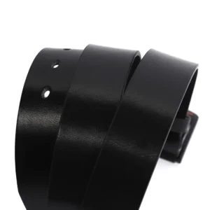 Luxury Cowhide Leather Belt with Alloy Automatic Buckle for Men