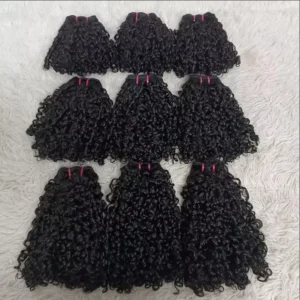 Vibrant Pixie Curl Hair Extensions - Virgin Brazilian Cuticle Aligned Bundles