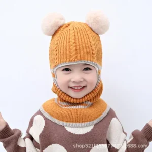 Cozy Fleece-Lined Knit Baby Beanie – Warm Winter Cap for Infants and Toddlers
