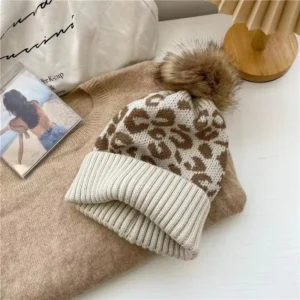 Winter Warmth Acrylic Beanie with Embroidery