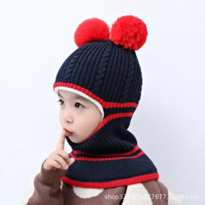 Cozy Fleece-Lined Knit Baby Beanie – Warm Winter Cap for Infants and Toddlers
