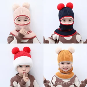 Cozy Fleece-Lined Knit Baby Beanie – Warm Winter Cap for Infants and Toddlers