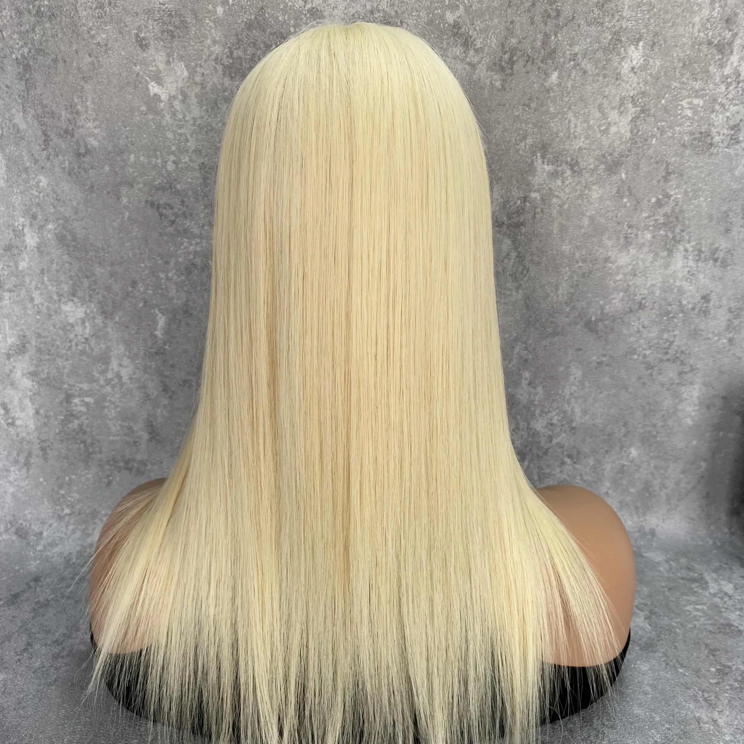 Seamless Lace Topper for Thinning Blonde Hair
