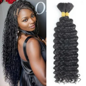 Dyed Bohemian Deep Wave Hair Extensions