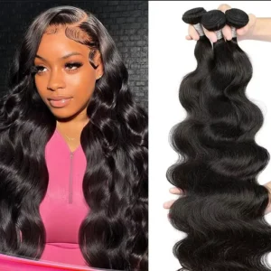 Soft & Silky Brazilian Body Wave Hair Bundles with Frontal/Closure